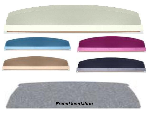 Rear Parcel Shelf Covers 65-68 Full size STD / Deluxe